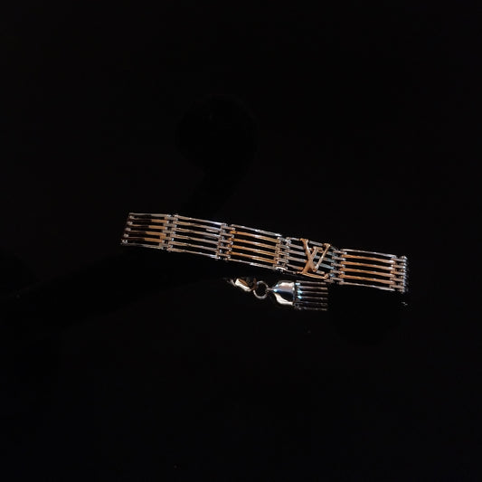 92.5 Sterling Rose Gold Plated Silver Men's Bracelet