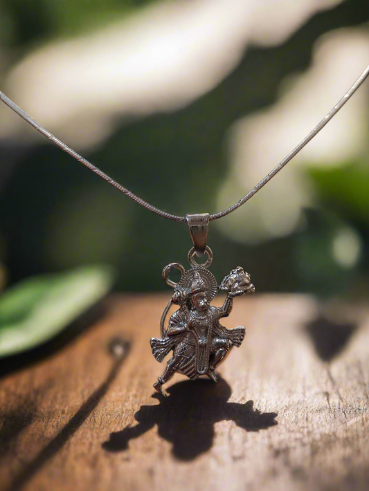 925 Sterling Silver Hanuman Ji Locket