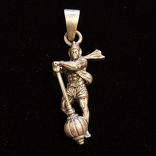 925 Oxidized Silver Hanuman ji Locket